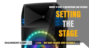 Renting Microphones and Speakers: Setting the Stage for Your Event