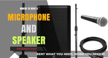 Where to Rent a Microphone and Speaker: Your Ultimate Guide