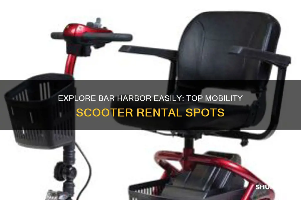 where to rent a mobility scooter in bar harbor maine