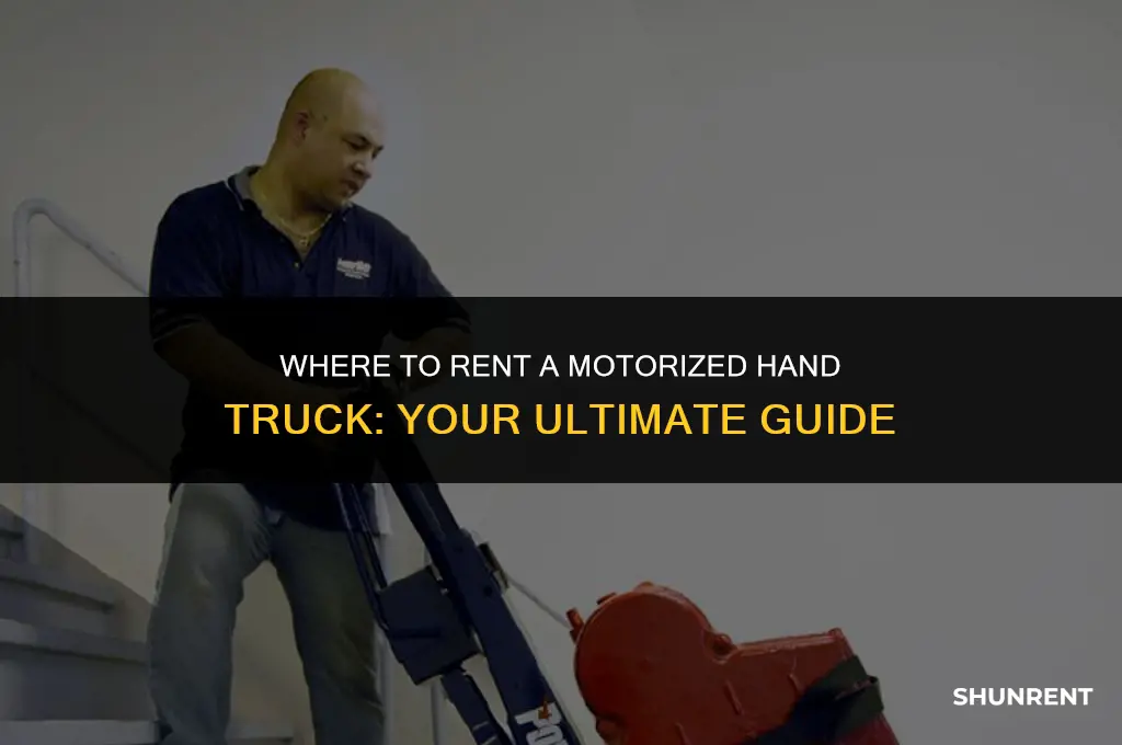 where to rent a motorized hand truck