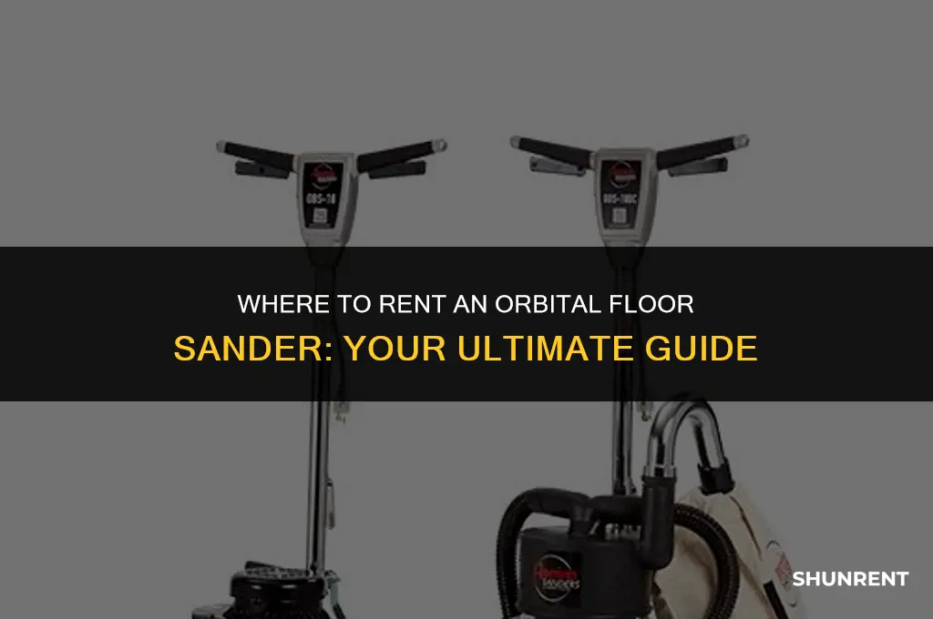 where to rent a orbital floor sander