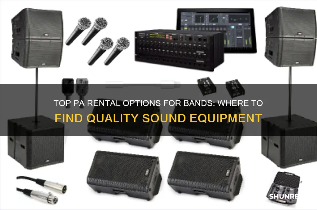 where to rent a pa for a band