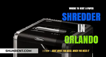 Orlando Paper Shredder Rentals: Secure Document Disposal Solutions Nearby