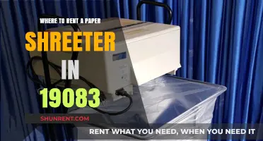 Renting a Paper Shredder in 19083: Top Local Options