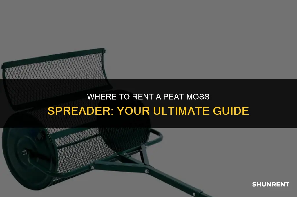 where to rent a peat moss spreader