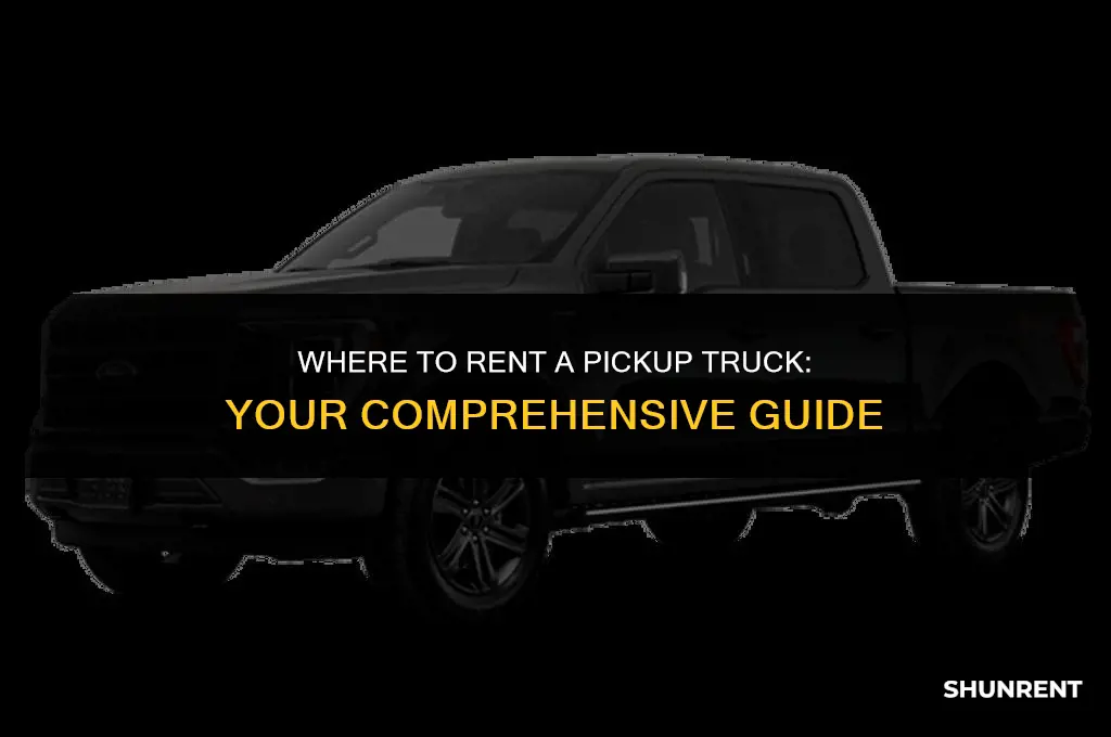 where to rent a pick up truck
