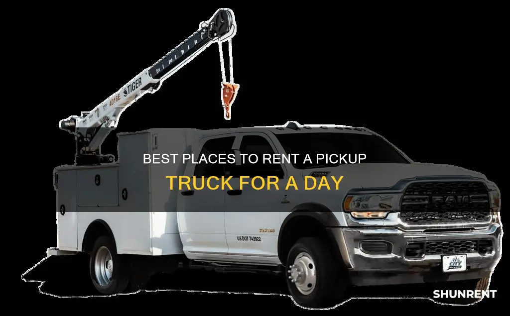 where to rent a pickup truck for a day