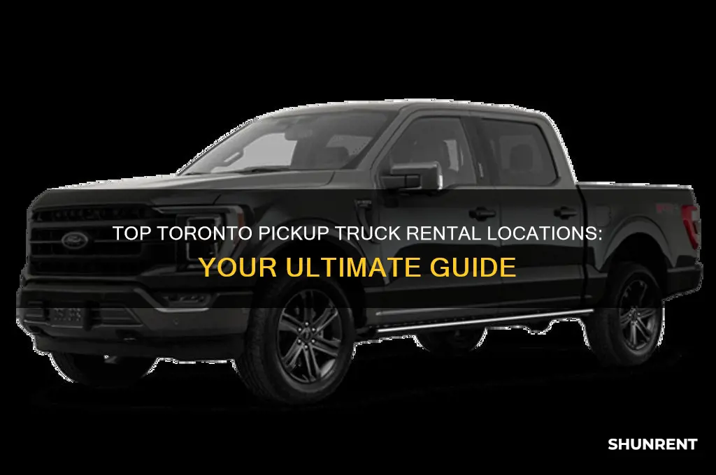 where to rent a pickup truck in toronto