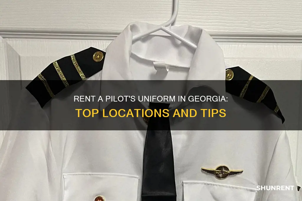 where to rent a pilots uniform in georgia