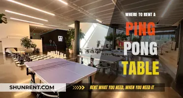 Where to Rent a Ping Pong Table: A Comprehensive Guide