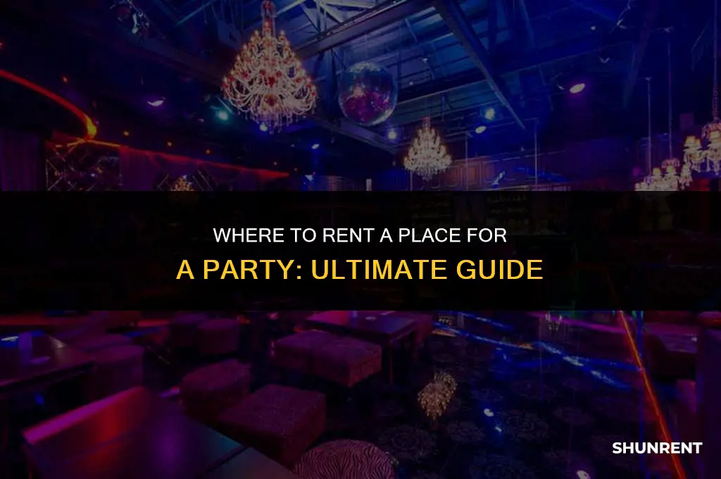where to rent a place for party