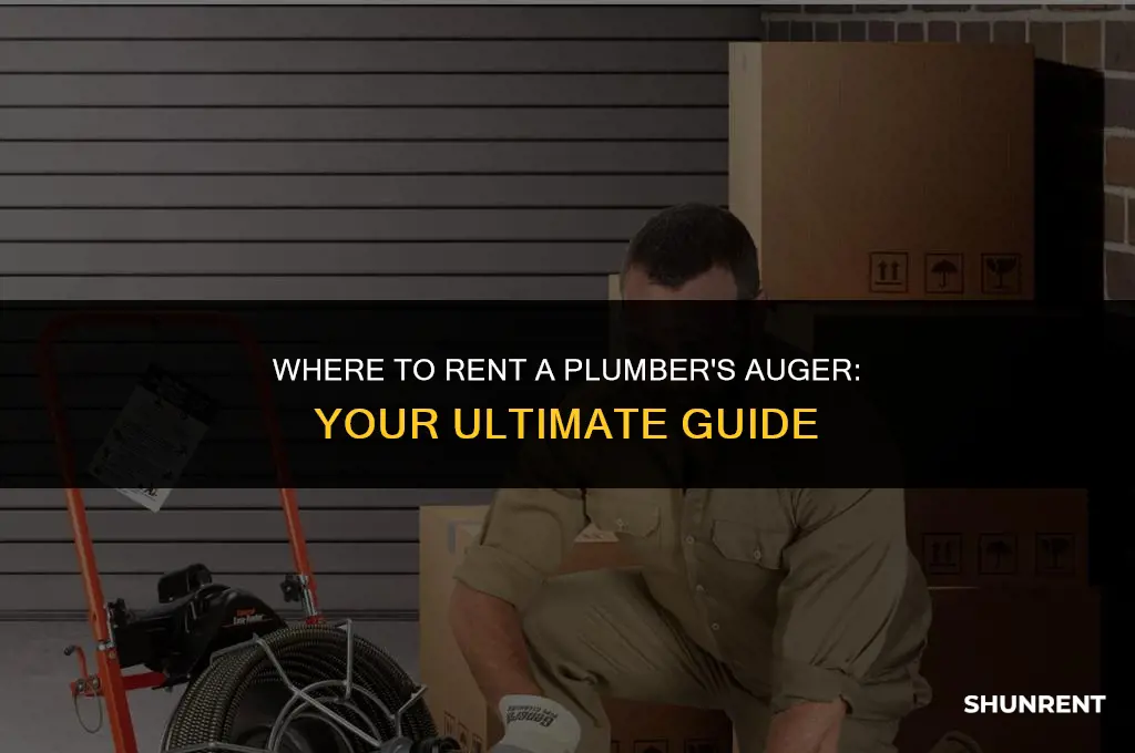 where to rent a plumber