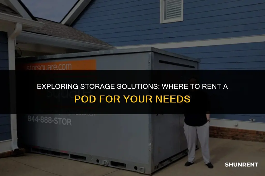 where to rent a pod for storage