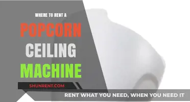 Where to Rent a Popcorn Ceiling Machine: A Comprehensive Guide
