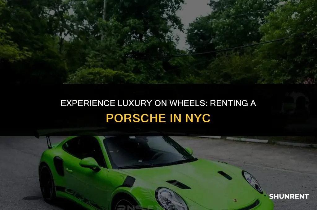 where to rent a porsche in nyc