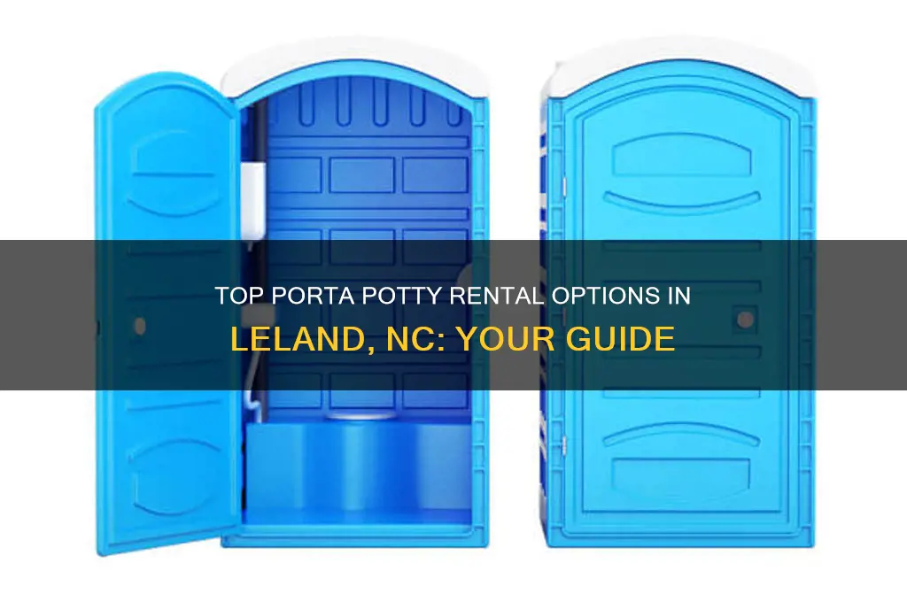where to rent a port a john in leland nc