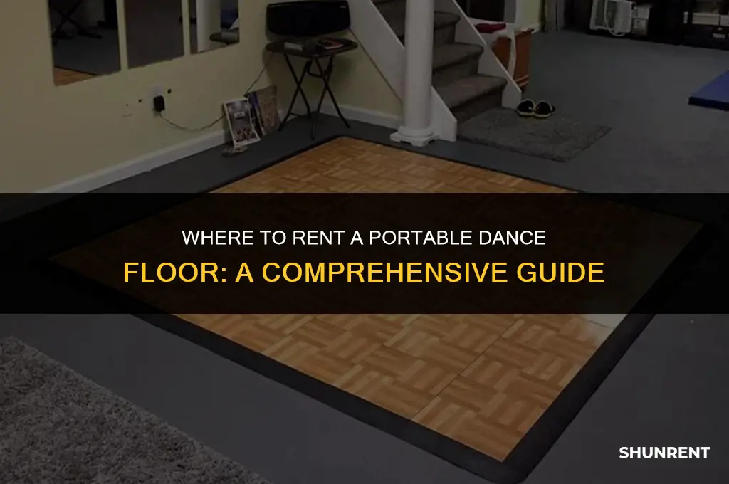 where to rent a portable dance floor