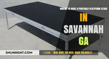 Rent Portable Platform Stages in Savannah, GA: Top Locations