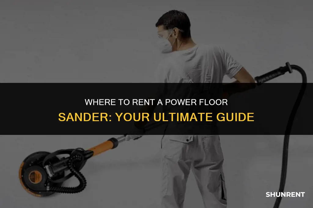 where to rent a power floor sander