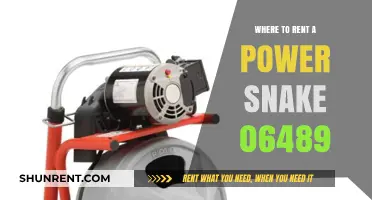 Where to Rent a Power Snake in the 06489 Area