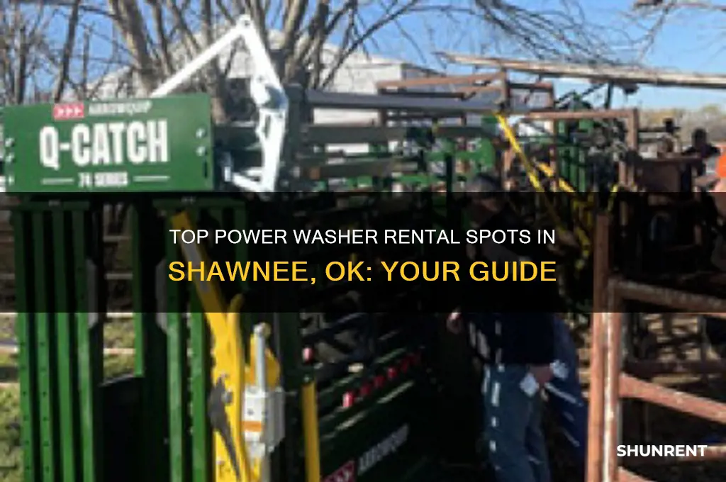 where to rent a power washer in shawnee ok