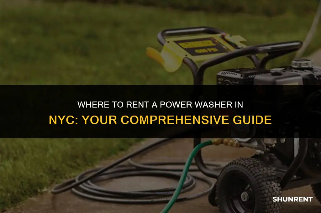 where to rent a power washer nyc