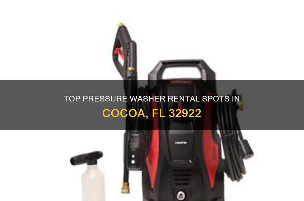 where to rent a pressure washer in cocoa fl 32922