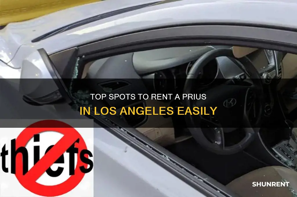 where to rent a prius in los angeles