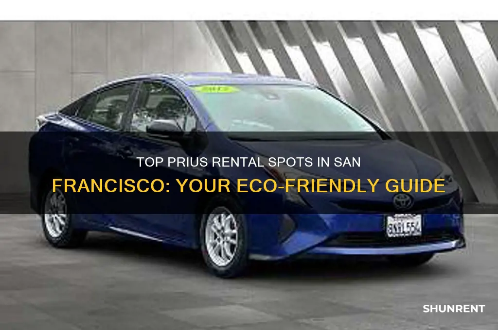 where to rent a prius in san francisco