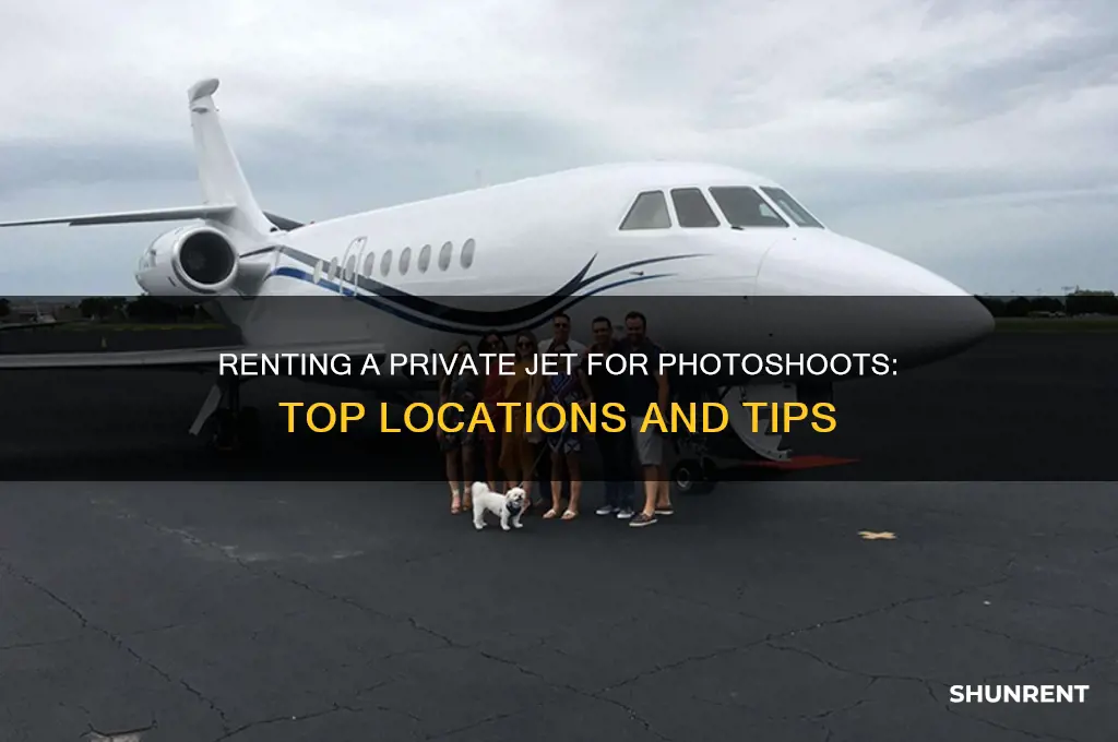 where to rent a private jet for a photoshoot
