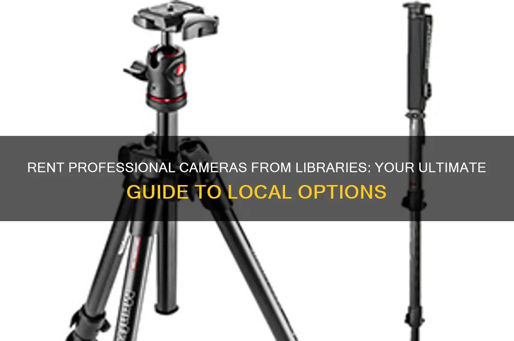 where to rent a professional camera from library