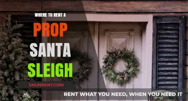 Where to Rent a Prop Santa Sleigh: A Comprehensive Guide