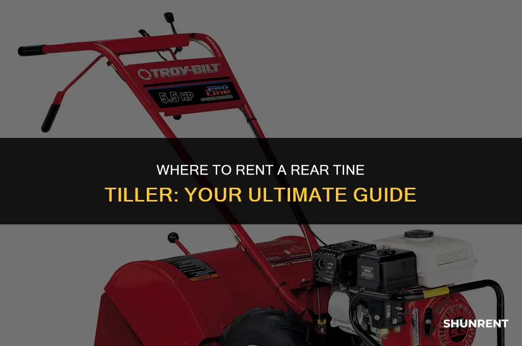 where to rent a rear tine tiller