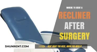 Comfort After Surgery: Top Recliner Rental Options for Your Recovery
