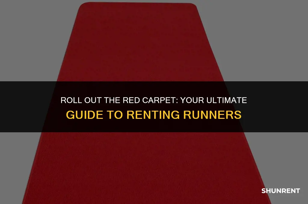 where to rent a red carpet runner