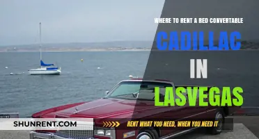 Cruise Vegas in Style: Rent a Red Convertible Cadillac