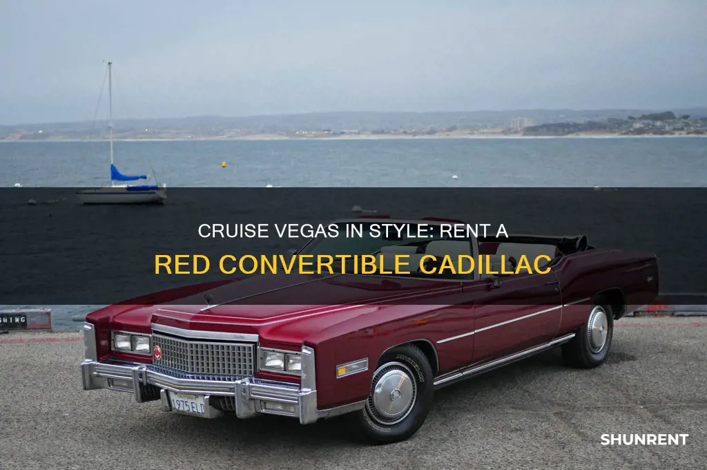 where to rent a red convertable cadillac in lasvegas