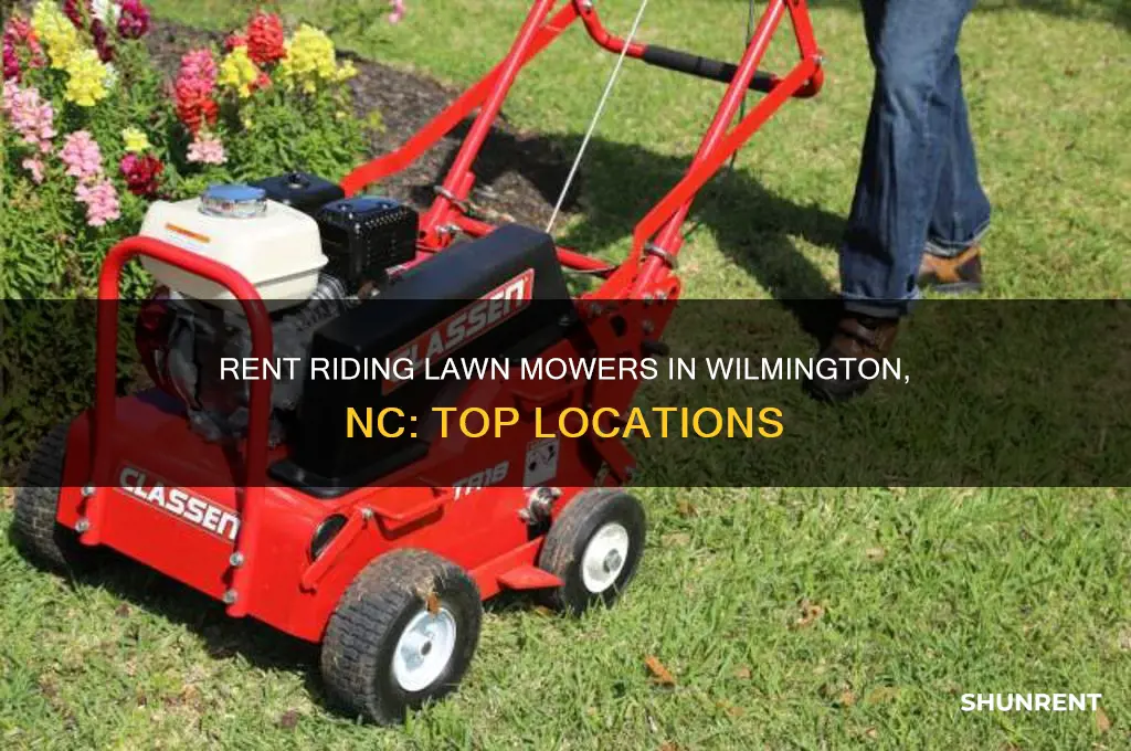 where to rent a riding lawn mower wilmington nc