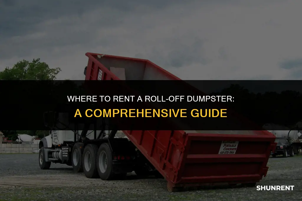 where to rent a roll off dumpster