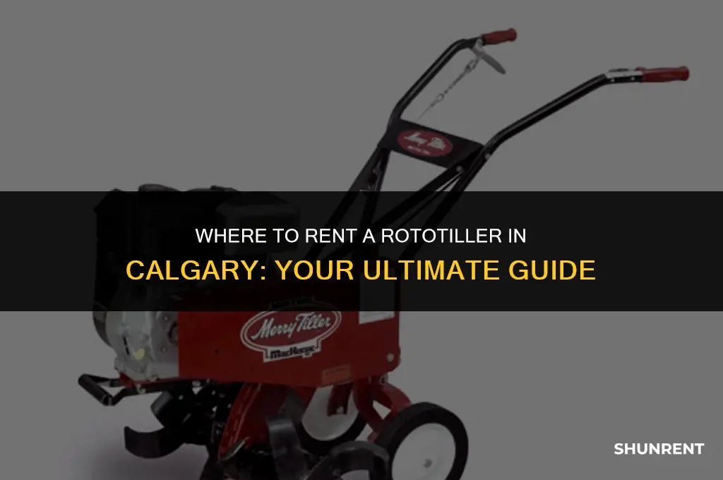 where to rent a rototiller in calgary