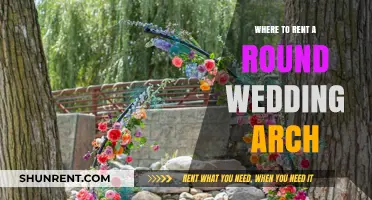 Elegant Nuptials: Discover the Perfect Round Wedding Arch for Rent