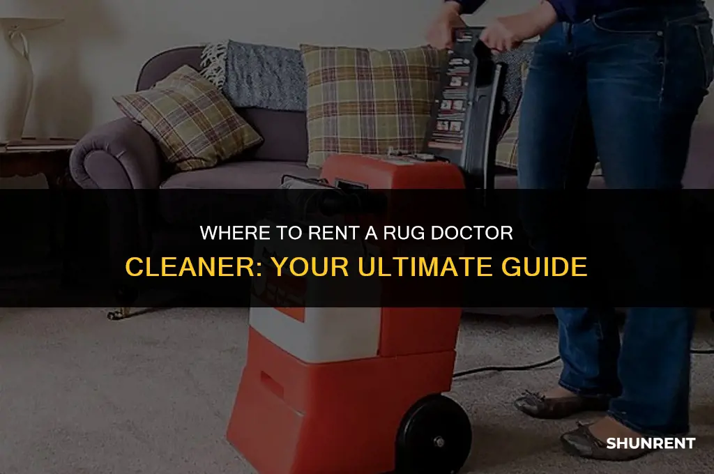 where to rent a rug doctor cleaner
