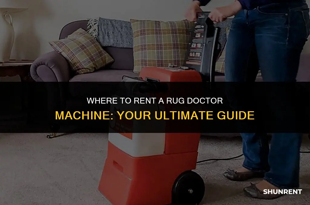 where to rent a rug doctor machine
