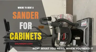 Where to Rent a Sander for Cabinets: A Comprehensive Guide