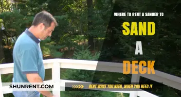 Renting a Sander for Deck Refinishing: Top Tool Rental Options