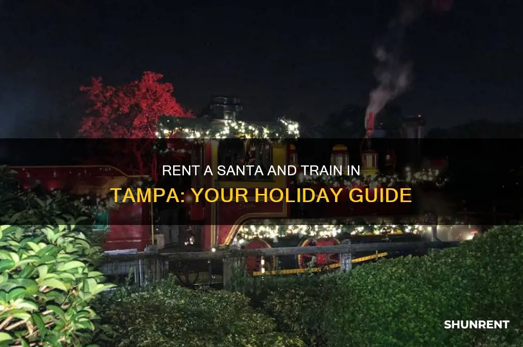 where to rent a santa and train in tampa fl