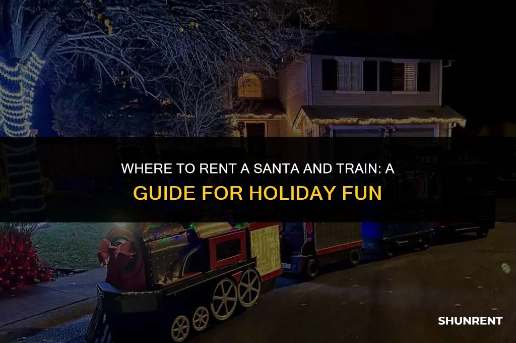 where to rent a santa and train