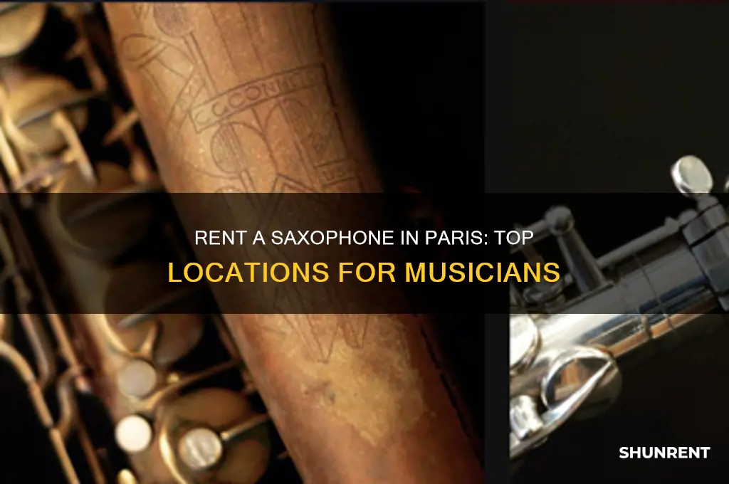 where to rent a saxophone in paris france