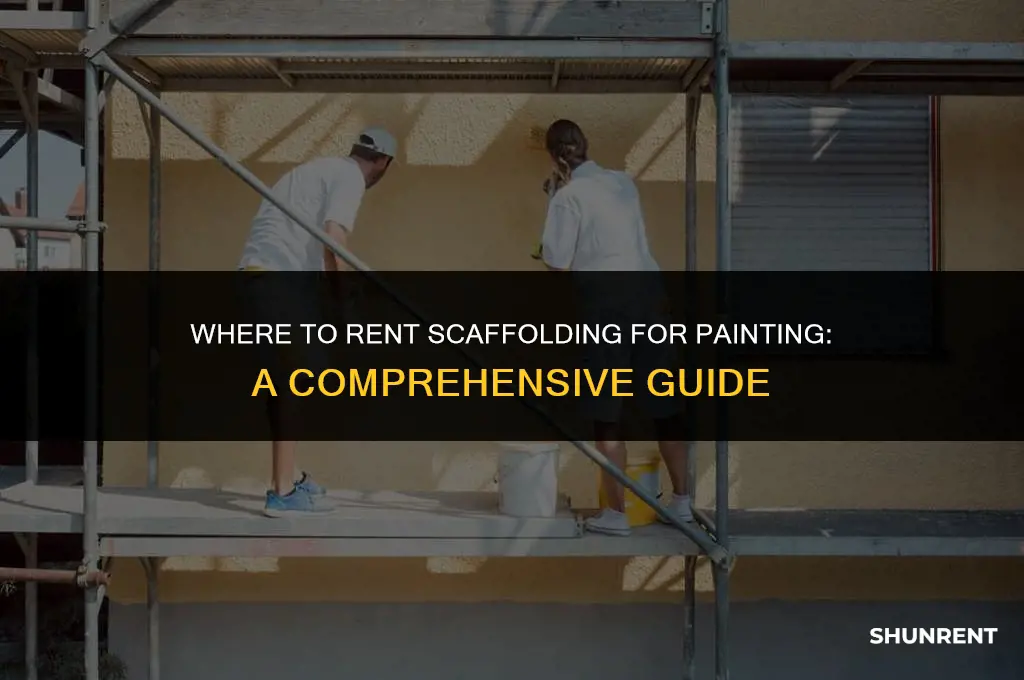 where to rent a scaffolding for painting