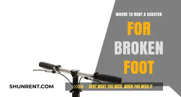 Scooter Rentals for Broken Foot Recovery: Top Places to Rent